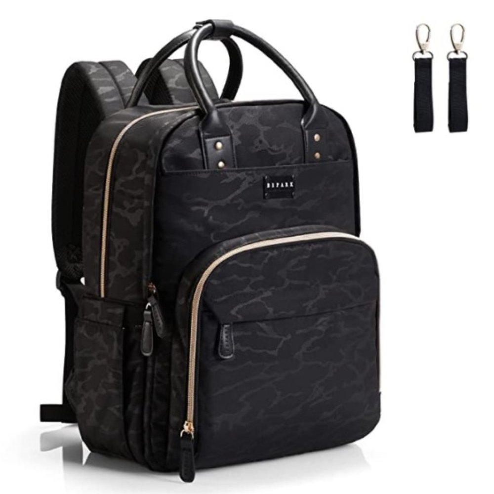 Multifunction Black Diaper Bag Backpack - image 1